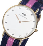  Shop Authentic Daniel Wellington Classy Winchester White Dial Two Tone NATO Strap Watch For Women - DW00100077 - Luxxuri