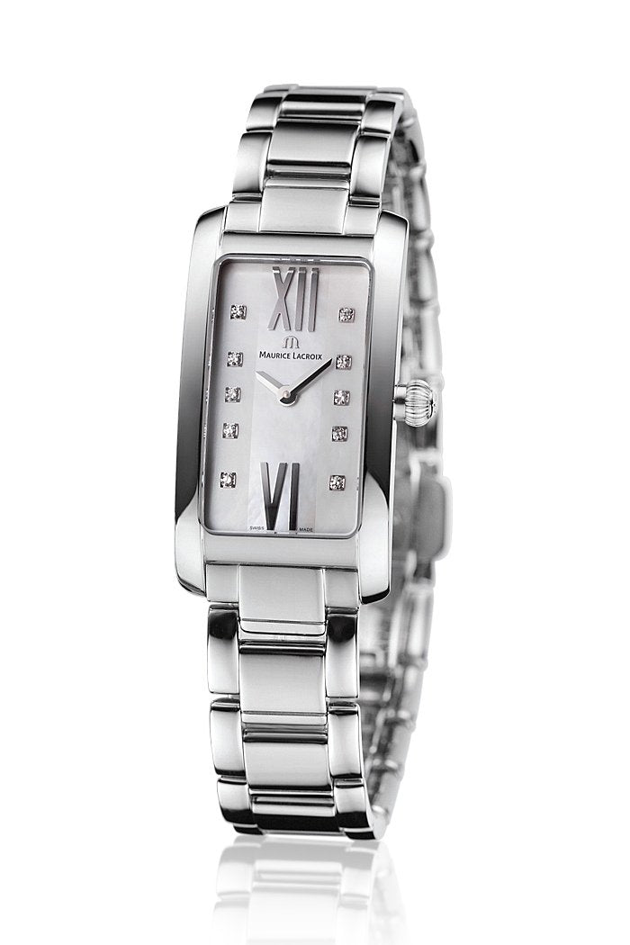  Shop Authentic Maurice Lacroix Fiaba Mother of Pearl Dial Silver Steel Strap Watch for Women - FA2164-SS002-170 - Luxxuri