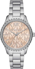  Shop Authentic Michael Kors Layton Three Hand Pink Dial Silver Steel Strap Watch For Women - MK7298 - Luxxuri
