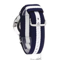  Shop Authentic Daniel Wellington Classic Glasgow White Dial Two Tone NATO Strap Watch For Men - DW00100018 - Luxxuri