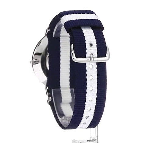  Shop Authentic Daniel Wellington Classic Glasgow White Dial Two Tone NATO Strap Watch For Men - DW00100018 - Luxxuri