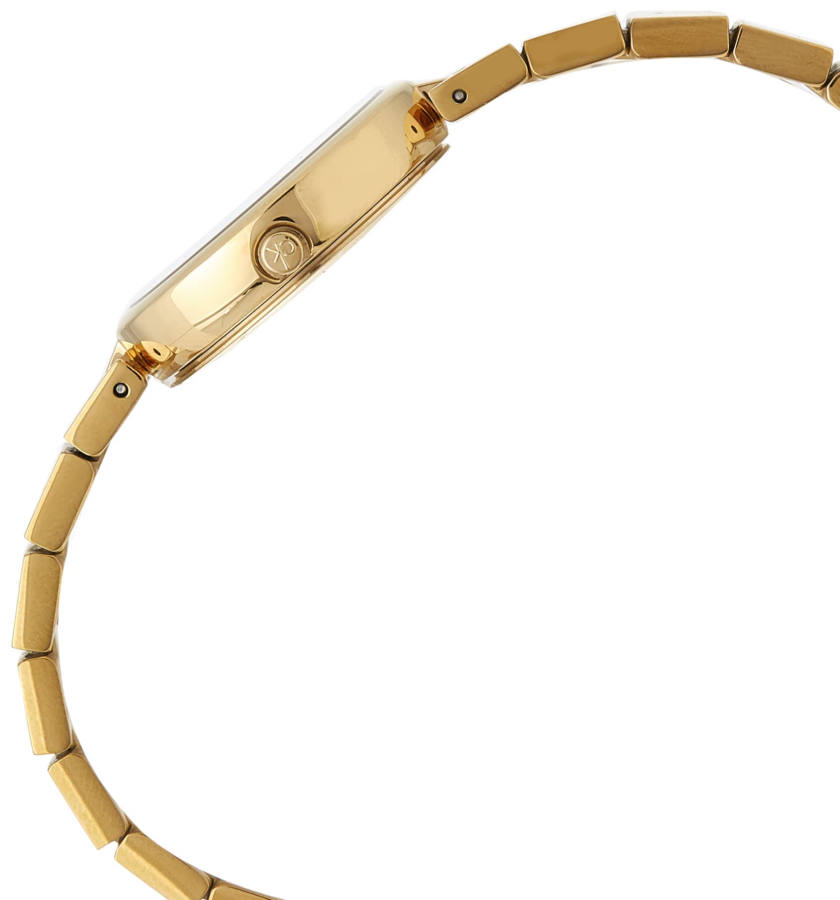 Shop Authentic Calvin Klein Authentic Silver Dial Gold Steel Strap Watch for Women - K8G23546 - Luxxuri