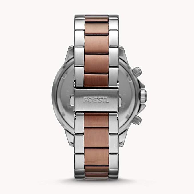  Shop Authentic Fossil Bannon Multifunction Brown Dial Two Tone Steel Strap Watch for Men - BQ2502 - Luxxuri