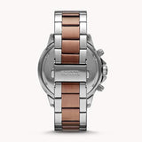  Shop Authentic Fossil Bannon Multifunction Brown Dial Two Tone Steel Strap Watch for Men - BQ2502 - Luxxuri