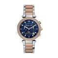  Shop Authentic Michael Kors Parker Blue Dial Two Tone Steel Strap Watch for Women - MK6141 - Luxxuri