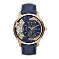  Shop Authentic Fossil Townsman Twist Skeleton Blue Dial Blue Leather Strap Watch for Men -  ME1138 - Luxxuri