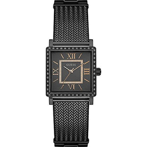  Shop Authentic Guess Highline Black Dial Black Mesh Bracelet Watch for Women - W0826L4 - Luxxuri