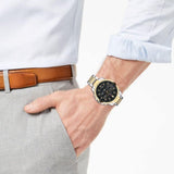 Shop Authentic Tommy Hilfiger Decker Chronograph Black Dial Two Tone Steel Strap Watch for Men - 1791559 - Luxxuri