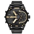  Shop Authentic Diesel Mr. Daddy 2.0 Black Dial Black Steel Strap Watch For Men - DZ7435 - Luxxuri