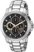 Shop Authentic Michael Kors Ryker Chronograph Black Dial Silver Steel Strap Watch For Men - MK8528 - Luxxuri