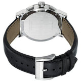  Shop Authentic Burberry The City Chronograph White Dial Black Leather Strap Watch for Men - BU9355 - Luxxuri