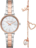  Shop Authentic Michael Kors Pyper Quartz Mother of Pearl White Dial Two Tone Steel Strap Watch For Women - MK1066 - Luxxuri