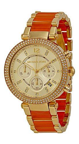  Shop Authentic Michael Kors Parker Gold Dial Two Tone Steel Strap Watch for Women - MK6139 - Luxxuri