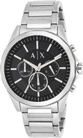  Shop Authentic Armani Exchange Drexler Chronograph Black Dial Silver Steel Strap Watch for Men - AX2600 - Luxxuri