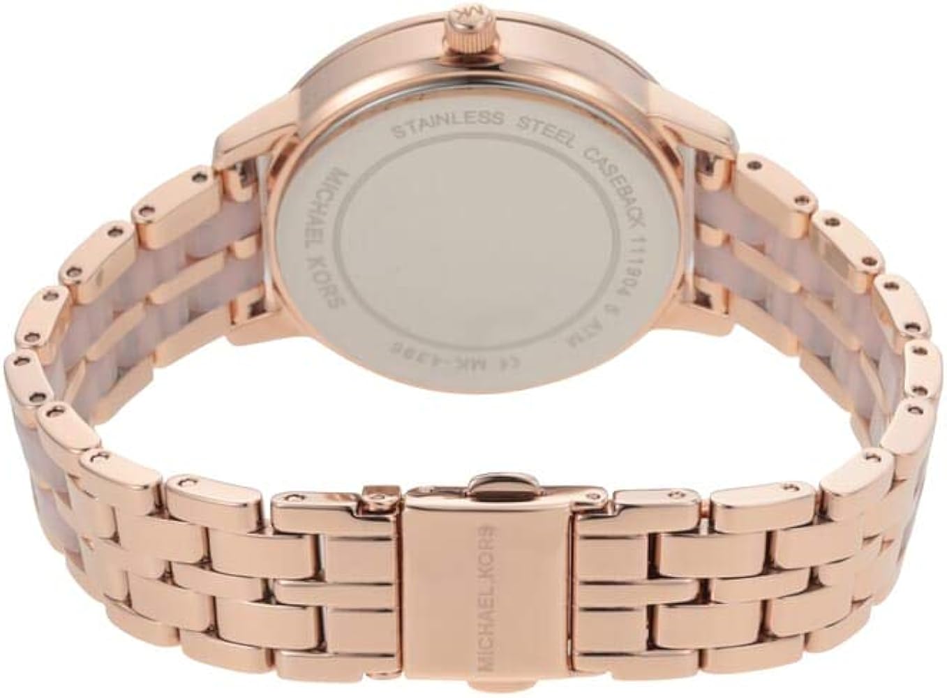  Shop Authentic Michael Kors Melissa Analog Rose Gold Dial Rose Gold Steel Strap Watch For Women - MK4396 - Luxxuri