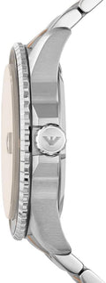  Shop Authentic Emporio Armani Diver Quartz Brown Dial Two Tone Steel Strap Watch For Men - AR11340 - Luxxuri