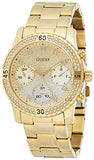  Shop Authentic Guess Confetti Diamonds Silver Dial Gold Steel Strap Watch for Women - W0774L5 - Luxxuri