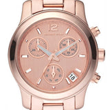  Shop Authentic Michael Kors Runway Chronograph Rose Gold Dial Rose Gold Steel Strap Watch for Women - MK5430 - Luxxuri