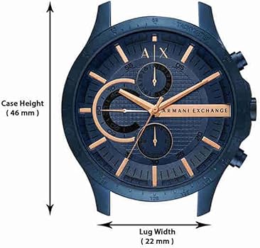  Shop Authentic Armani Exchange Hampton Chronograph Blue Dial Blue Steel Strap Watch For Men - AX2430 - Luxxuri