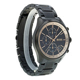  Shop Authentic Hugo Boss Grand Prix Black Dial Black Steel Strap Watch for Men - 1513578 - Luxxuri