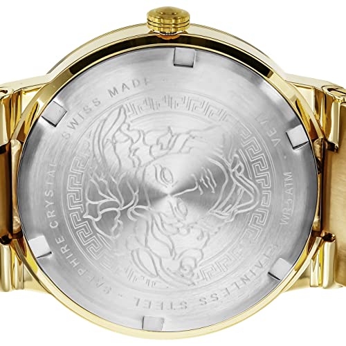  Shop Authentic Versace Greca Silver Dial Gold Steel Strap Watch for Men - VEVI00520 - Luxxuri