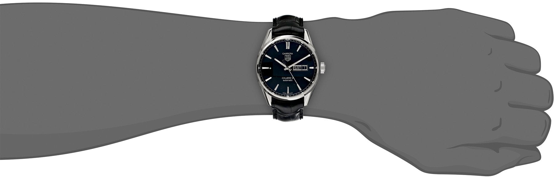 Tag Heuer Carrera Black Dial Watch for Men - WAR201A.FC6266