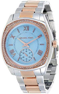  Shop Authentic Michael Kors Bryn Quartz Blue Dial Two Tone Steel Strap Watch For Women - MK6136 - Luxxuri