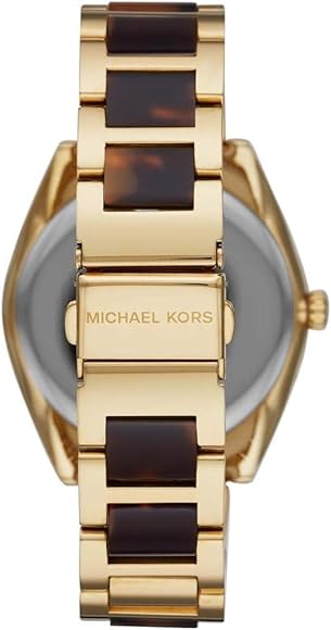  Shop Authentic Michael Kors Janelle Three-Hand Gold Dial Two Tone Steel Strap Watch For Women - MK7136 - Luxxuri