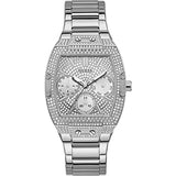  Shop Authentic Guess Raven Diamonds Silver Dial Silver Steel Strap Watch for Women - GW0104L1 - Luxxuri
