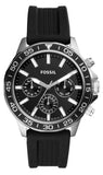  Shop Authentic Fossil Bannon Multifunction Black Dial Black Silicone Strap Watch for Men - BQ2494 - Luxxuri