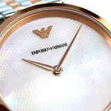  Shop Authentic Emporio Armani Modern Slim Analog Mother of Pearl Dial Two Tone Steel Strap Watch For Women - AR11157 - Luxxuri