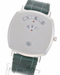  Shop Authentic Gucci Grip Quartz Silver Dial Green Leather Strap Watch For Women - YA157414 - Luxxuri