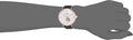  Shop Authentic Emporio Armani Gianni T Bar Mother of Pearl White Dial Black Leather Strap Watch For Women - AR60047 - Luxxuri