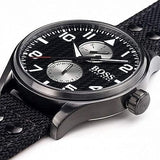  Shop Authentic Hugo Boss Aeroliner Maxx Quartz Black Dial Black Nylon Strap Watch For Men - HB1513086 - Luxxuri