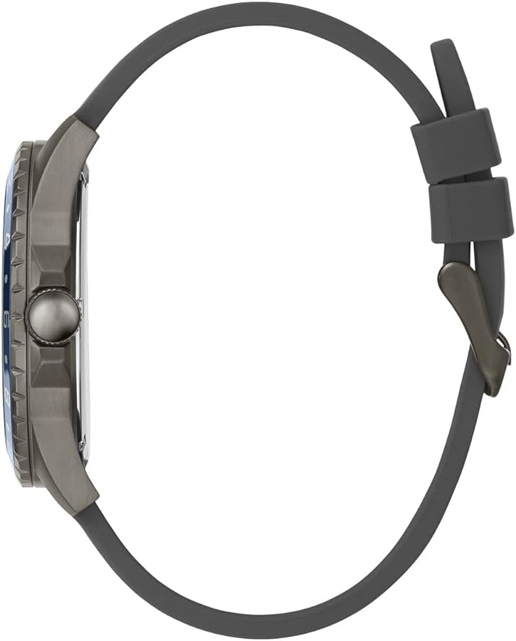  Shop Authentic Guess Odyssey Blue Dial Grey Rubber Strap Watch For Men - W1108G6 - Luxxuri