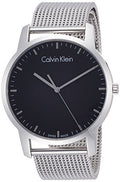  Shop Authentic Calvin Klein City Chronograph Black Dial Silver Mesh Bracelet Watch for Men - K2G2G121 - Luxxuri