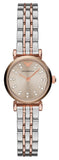  Shop Authentic Emporio Armani Gianni T Bar Grey Dial Two Tone Steel Strap Watch For Women - AR1841 - Luxxuri