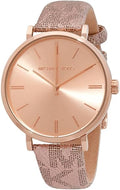  Shop Authentic Michael Kors Addyson Quartz Rose Gold Dial Pink Leather Strap Watch for Women - MK2953 - Luxxuri