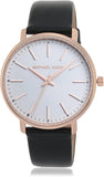  Shop Authentic Michael Kors Pyper Quartz White Dial Black Leather Strap Watch For Women - MK2834 - Luxxuri