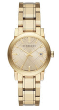  Shop Authentic Burberry The City Gold Dial Gold Steel Strap Watch for Women - BU9134 - Luxxuri