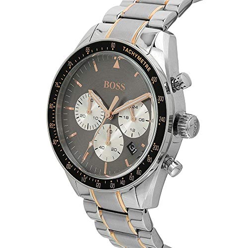  Shop Authentic Hugo Boss Trophy Chronograph Grey Dial Silver Steel Strap Watch for Men - 1513634 - Luxxuri