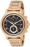  Shop Authentic Tommy Hilfiger Claudia Black Dial Rose Gold Steel Strap Watch for Women - 1781820 - Luxxuri