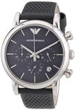  Shop Authentic Emporio Armani Luigi Chronograph Quartz Grey Dial Grey Leather Strap Watch For Men - AR1735 - Luxxuri