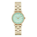  Shop Authentic Marc Jacobs Baker Mint Green Dial Gold Steel Strap Watch for Women - MBM3284 - Luxxuri