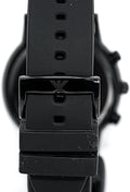  Shop Authentic Emporio Armani Chronograph Quartz Silver Dial Black Rubber Strap Watch For Men - AR11048 - Luxxuri