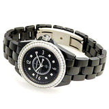  Shop Authentic Chanel J12 Diamonds Ceramic Black Dial Black Steel Strap Watch for Women - J12 H3108 - Luxxuri