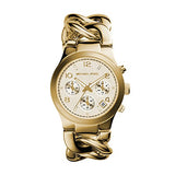  Shop Authentic Michael Kors Runway Twist Gold Dial Gold Stainless Steel Strap Watch for Women - MK3131 - Luxxuri