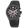  Shop Authentic Tag Heuer Carrera Automatic Chronograph Black Dial Black Rubber Strap Watch for Men - CBG2A90.FT6173 - Luxxuri