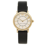  Shop Authentic Marc Jacobs Roxy White Dial Black Leather Strap Watch for Women - MJ1537 - Luxxuri