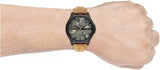  Shop Authentic Armani Exchange Hampton Chronograph Green Dial Brown Leather Strap Watch For Men - AX2412 - Luxxuri